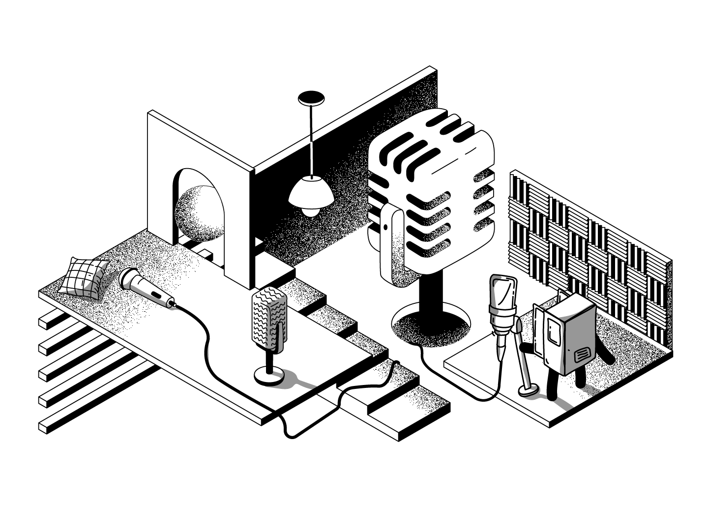 voice over microphone