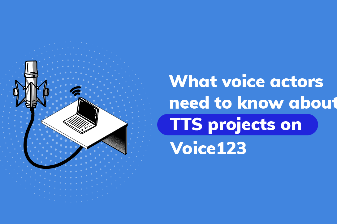 TTS projects on Voice123